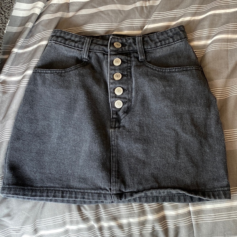 J.Galt Black Denim Skirt